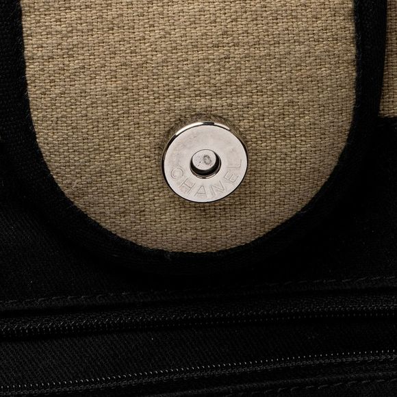 Chanel Canvas Deauville Medium Tote - Picture 9 of 15